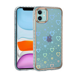Apple iPhone 11 Case Patterned Shining Transparent Zore Avva Cover - 6