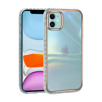 Apple iPhone 11 Case Patterned Shining Transparent Zore Avva Cover - 8