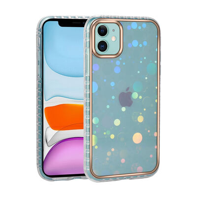 Apple iPhone 11 Case Patterned Shining Transparent Zore Avva Cover - 4