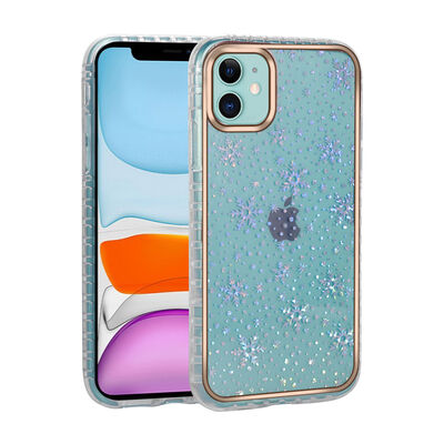 Apple iPhone 11 Case Patterned Shining Transparent Zore Avva Cover - 15