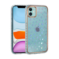 Apple iPhone 11 Case Patterned Shining Transparent Zore Avva Cover - 12