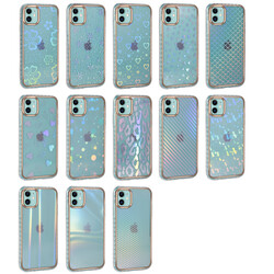 Apple iPhone 11 Case Patterned Shining Transparent Zore Avva Cover - 2