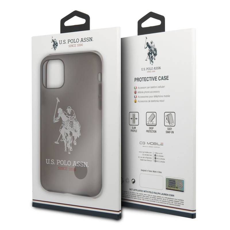 Apple iPhone 11 Case POLO ASSN. Transparent Silicone Big Logo Design Cover - 7