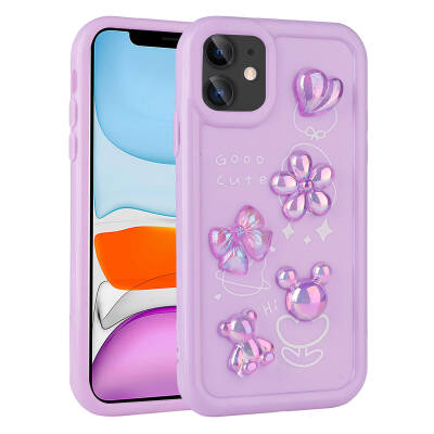 Apple iPhone 11 Case Relief Figured Shiny Zore Toys Silicone Cover - 2