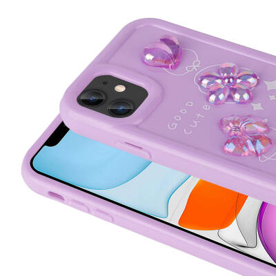 Apple iPhone 11 Case Relief Figured Shiny Zore Toys Silicone Cover - 7