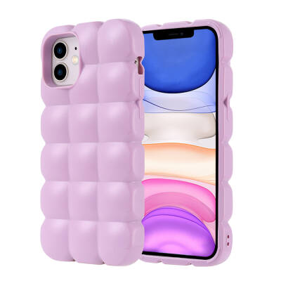 Apple iPhone 11 Case Shiny Flexible Silicone Zore Dom Dom Cover - 4