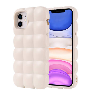 Apple iPhone 11 Case Shiny Flexible Silicone Zore Dom Dom Cover - 6