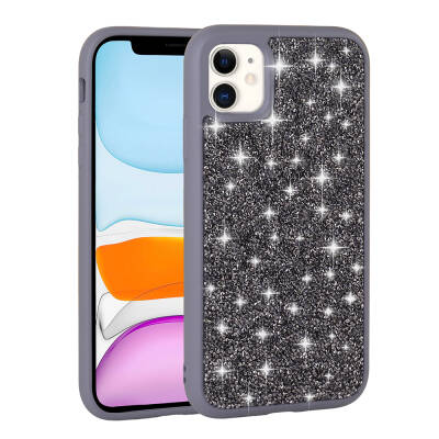 Apple iPhone 11 Case Shiny Stone Design Zore Diamond Cover - 5