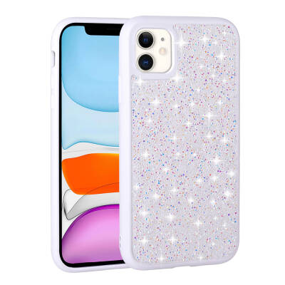 Apple iPhone 11 Case Shiny Stone Design Zore Diamond Cover - 8