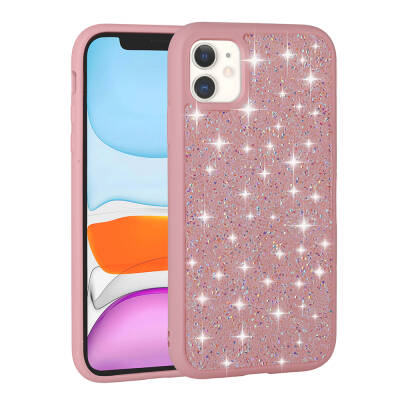 Apple iPhone 11 Case Shiny Stone Design Zore Diamond Cover - 4