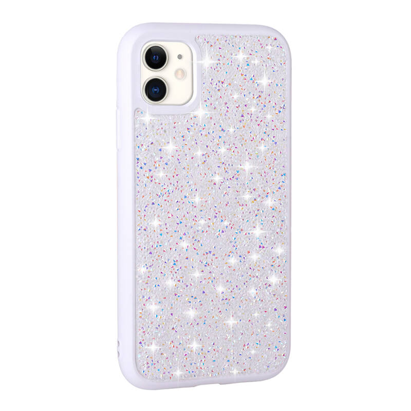 Apple iPhone 11 Case Shiny Stone Design Zore Diamond Cover - 14