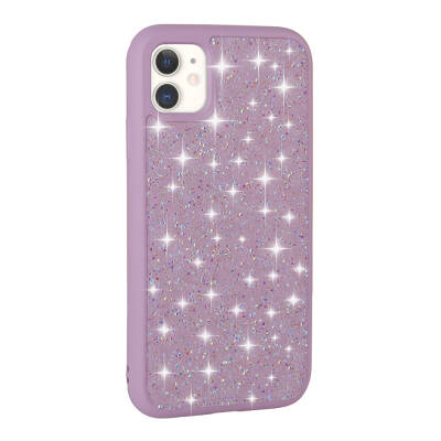 Apple iPhone 11 Case Shiny Stone Design Zore Diamond Cover - 16