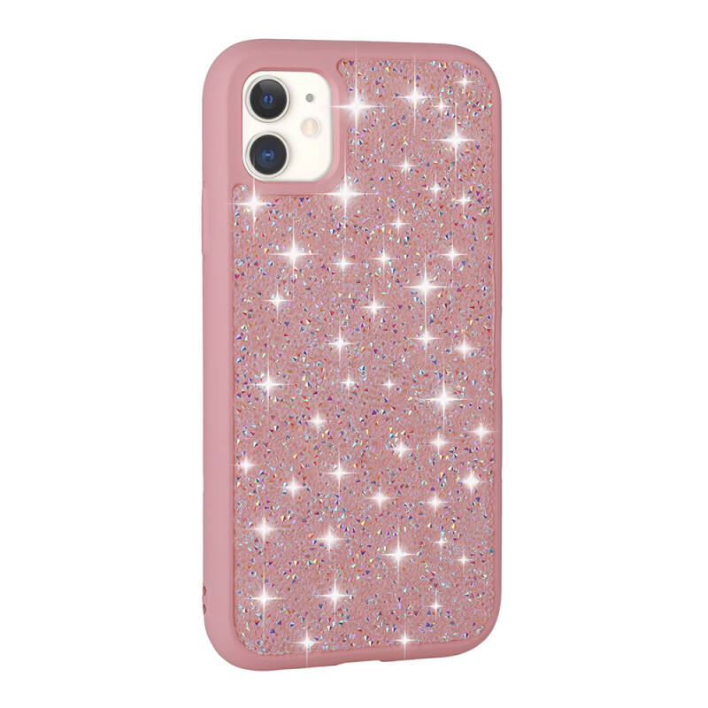 Apple iPhone 11 Case Shiny Stone Design Zore Diamond Cover - 17