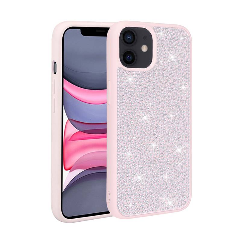 Apple iPhone 11 Case Shiny Stone Design Zore Stone Cover - 1