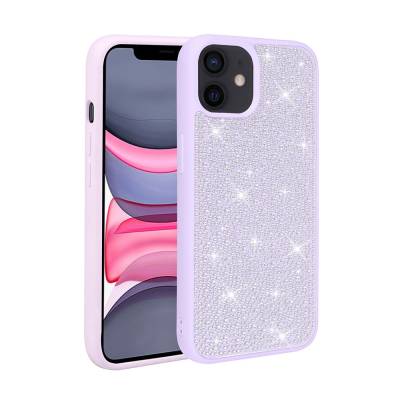 Apple iPhone 11 Case Shiny Stone Design Zore Stone Cover - 5