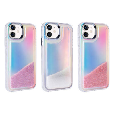 Apple iPhone 11 Case with Airbag Colored Back Surface Bead Design Zore Kumul Cover - 2