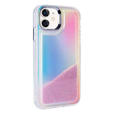 Apple iPhone 11 Case with Airbag Colored Back Surface Bead Design Zore Kumul Cover - 3