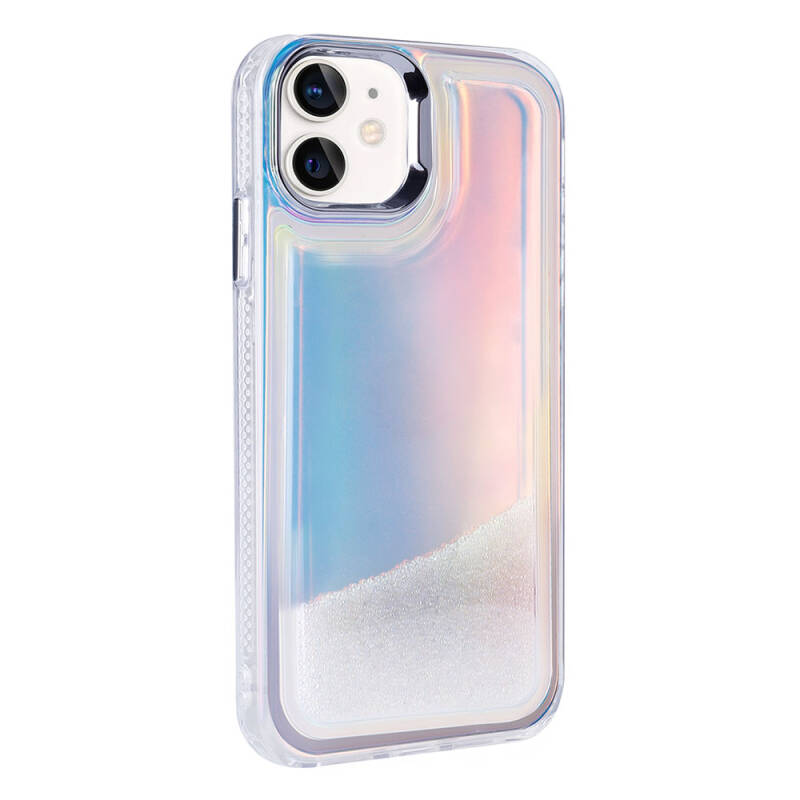 Apple iPhone 11 Case with Airbag Colored Back Surface Bead Design Zore Kumul Cover - 5