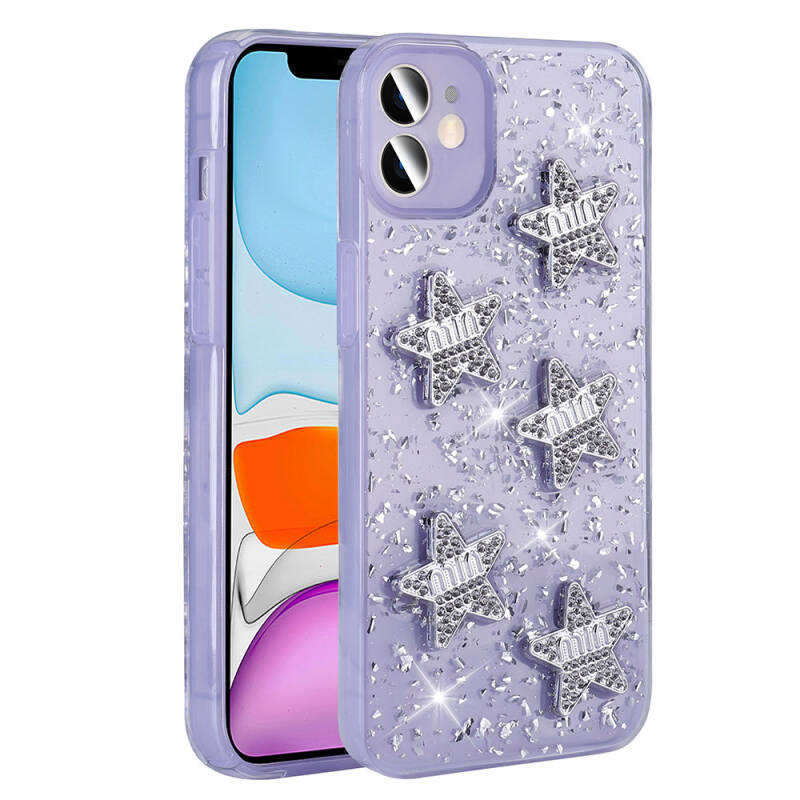 Apple iPhone 11 Case with Airbag Glitter Back Surface Zore Sparkle Silicone Cover - 2