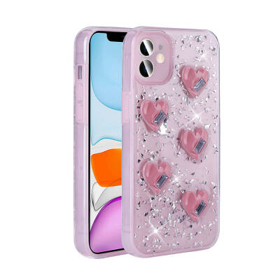 Apple iPhone 11 Case with Airbag Glitter Back Surface Zore Sparkle Silicone Cover - 7