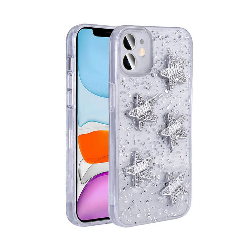 Apple iPhone 11 Case with Airbag Glitter Back Surface Zore Sparkle Silicone Cover - 6