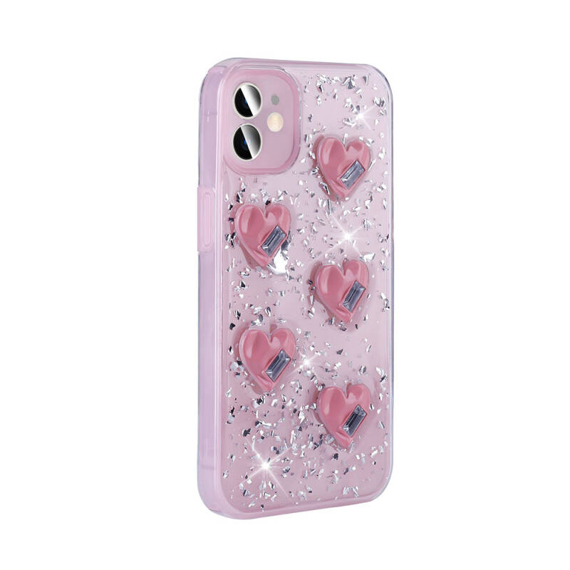 Apple iPhone 11 Case with Airbag Glitter Back Surface Zore Sparkle Silicone Cover - 11