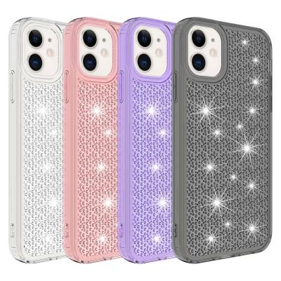 Apple iPhone 11 Case With Airbag Shiny Design Zore Snow Cover - 6