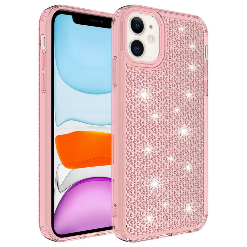 Apple iPhone 11 Case With Airbag Shiny Design Zore Snow Cover - 2