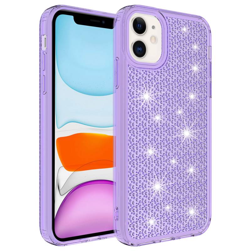 Apple iPhone 11 Case With Airbag Shiny Design Zore Snow Cover - 3