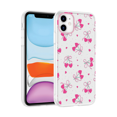 Apple iPhone 11 Case with Camera Protector, Patterned Zore Clip Cover - 3