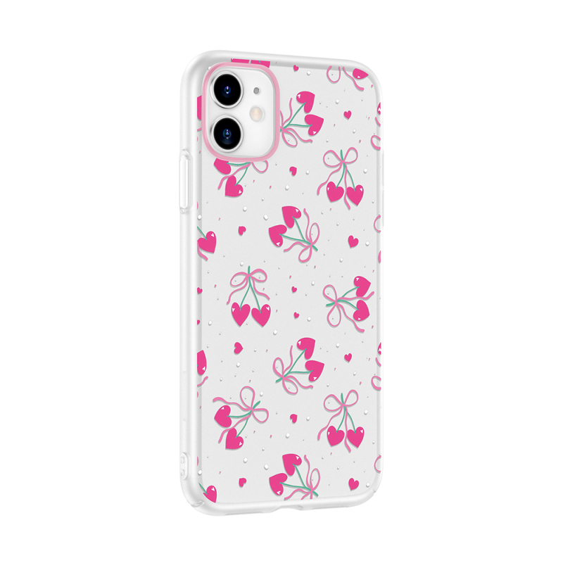 Apple iPhone 11 Case with Camera Protector, Patterned Zore Clip Cover - 7
