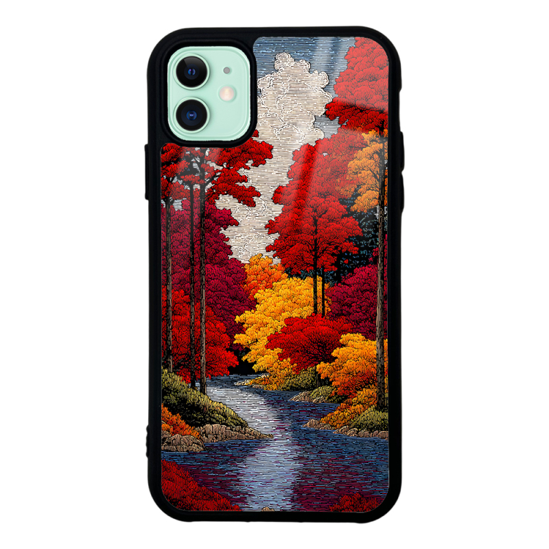 Apple iPhone 11 Case with Camera Protector, Patterned Zore Lusi Cover - 4