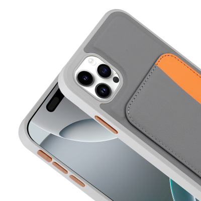 Apple iPhone 11 Case with Card Holder Zore X-Card Silicone Cover - 14