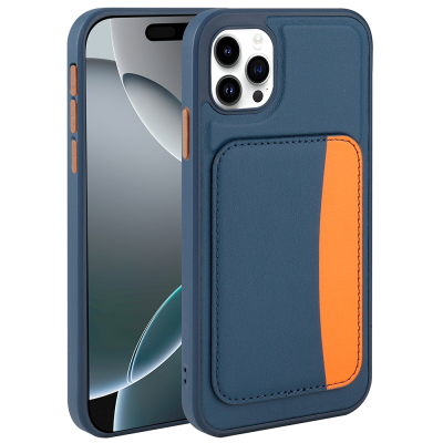 Apple iPhone 11 Case with Card Holder Zore X-Card Silicone Cover - 3