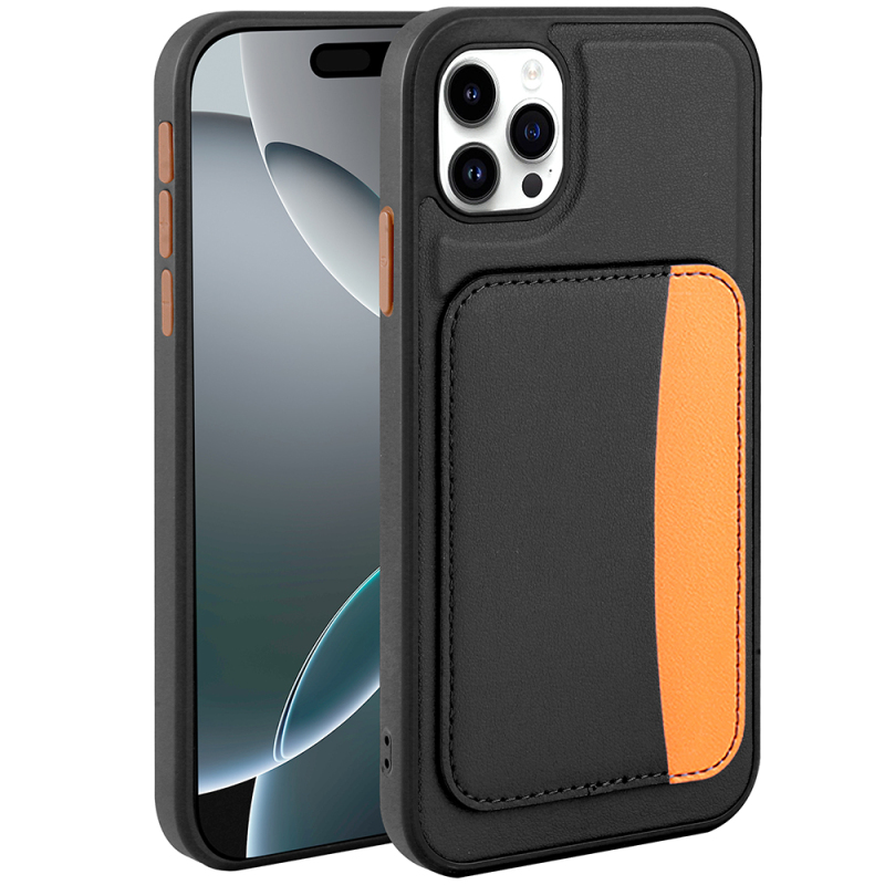 Apple iPhone 11 Case with Card Holder Zore X-Card Silicone Cover - 5