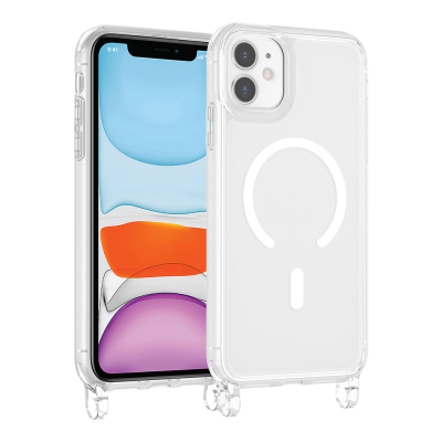 Apple iPhone 11 Case with M-safe Charging Feature Zore X-Rop Cover - 1