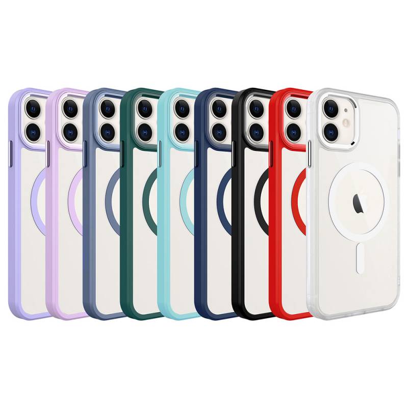 Apple iPhone 11 Case with Wireless Charger Zore Krom Magsafe Silicone Cover - 2