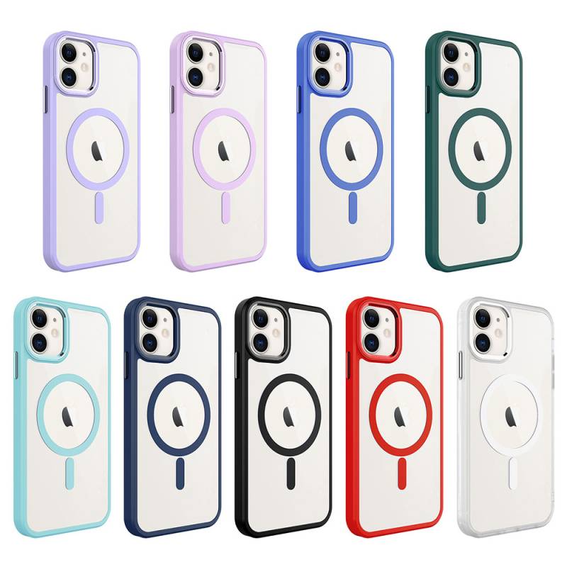Apple iPhone 11 Case with Wireless Charger Zore Krom Magsafe Silicone Cover - 4