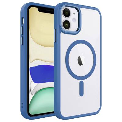 Apple iPhone 11 Case with Wireless Charger Zore Krom Magsafe Silicone Cover - 11