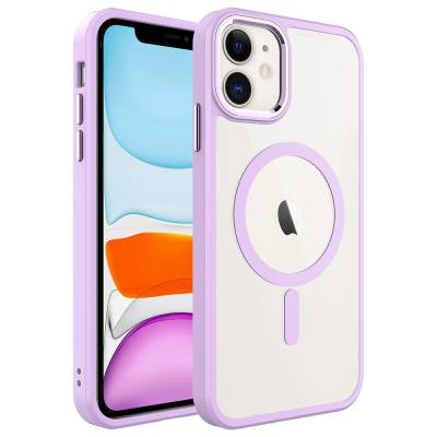 Apple iPhone 11 Case with Wireless Charger Zore Krom Magsafe Silicone Cover - 6
