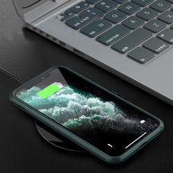 Apple iPhone 11 Case Zore Dor Silicon Tempered Glass Cover - 4