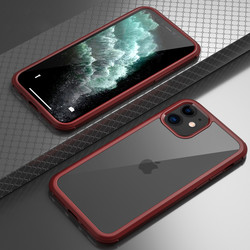 Apple iPhone 11 Case Zore Dor Silicon Tempered Glass Cover - 9
