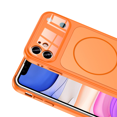 Apple iPhone 11 Case Zore M-Safe Charging Camera Protection Formen Cover - 12