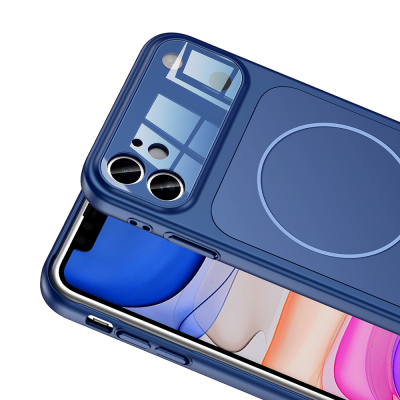 Apple iPhone 11 Case Zore M-Safe Charging Camera Protection Formen Cover - 13