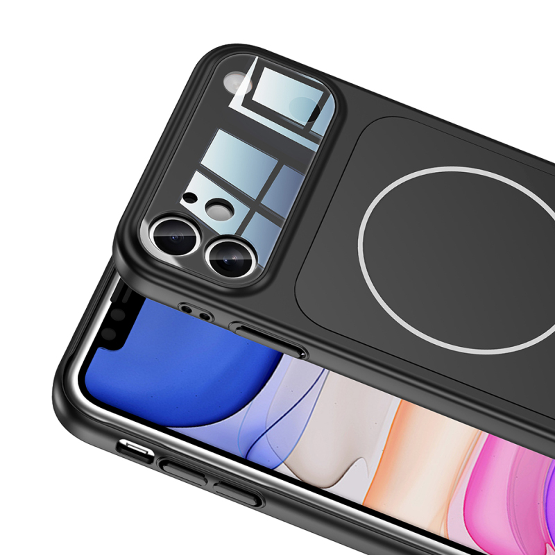 Apple iPhone 11 Case Zore M-Safe Charging Camera Protection Formen Cover - 16