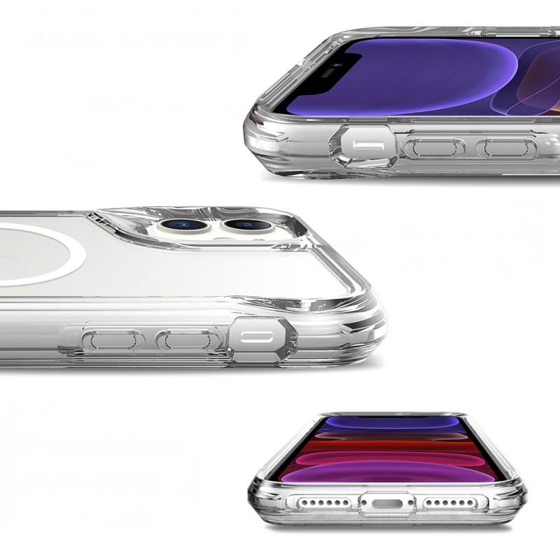 Apple iPhone 11 Case Zore M-safe Charging Enabled T-Max M-safe Cover - 7