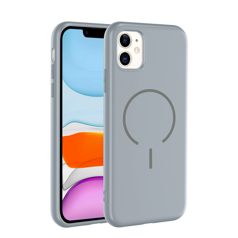 Apple iPhone 11 Case Zore Meta Cover with M-safe Charging Feature - 4