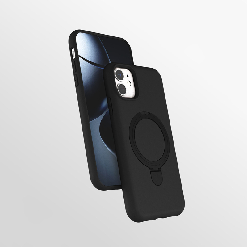 Apple iPhone 11 Case Zore Samara Cover with M-safe Charging Stand - 2