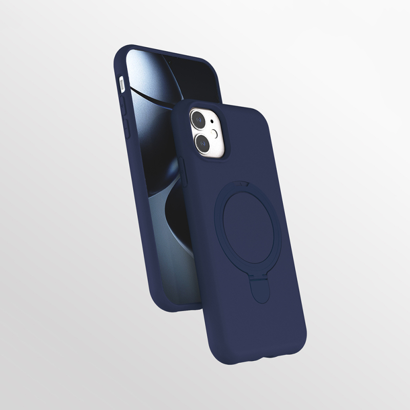 Apple iPhone 11 Case Zore Samara Cover with M-safe Charging Stand - 3