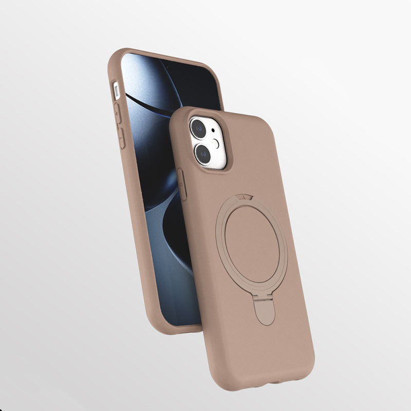 Apple iPhone 11 Case Zore Samara Cover with M-safe Charging Stand - 5